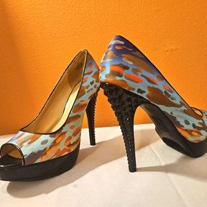 😍Unique Multicolor Spike Stiletto Heel